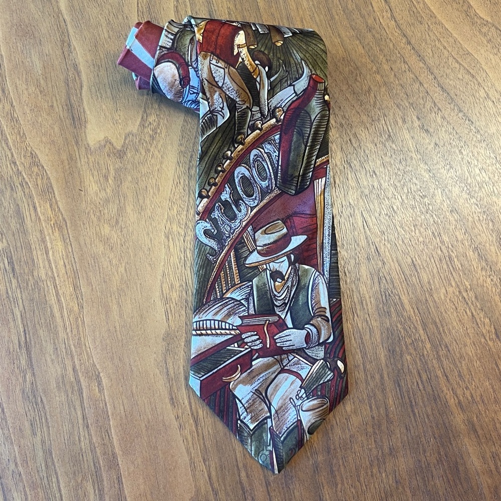 The Beatles Vintage 90s Rocky Raccoon Collectible 100% Silk Necktie Tie